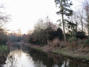 Ein Bild der Niers im Stadtpark Goch